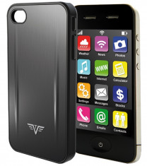 Carcasa iPhone 4/4S din aluminiu Tru Virtu - Black Magic foto