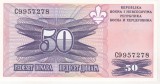 bnk bn Bosnia 50 dinari 1995 unc
