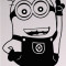 Minion_Stickere Diverse_Perete_Auto_DIV-003-Dimensiune: 15 cm. X 10.5 cm. - Orice culoare, Orice dimensiune