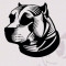 Bull Terrier_Tatuaj De Perete_Sticker Decorativ Cod: WALL-176 - Orice culoare, Orice model pe comanda
