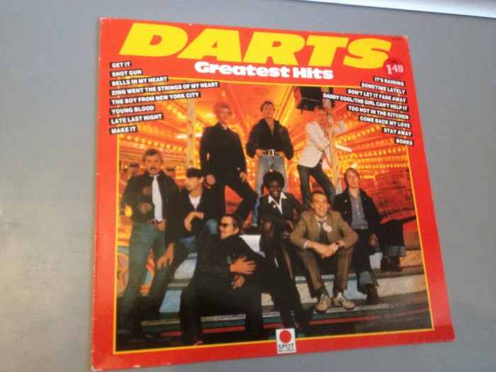 DARTS - GREATEST HITS (1983 / PICKWICK REC/ENGLAND ) - DISC VINIL/PICK-UP/VINYL