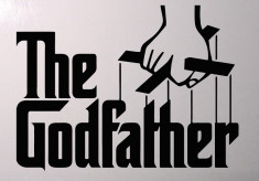 The Godfather_Tatuaj De Perete_Sticker Decorativ_WALL-158-Dimensiune: 35 cm. X 25.9 cm. - Orice culoare, Orice dimensiune foto