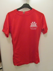 Tricou sport tehnic alergare / fitness / fotbal rosu | marime S foto