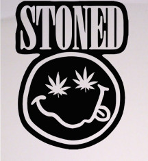 Stoned_Stickere Diverse_Perete_Auto_DIV-060-Dimensiune: 15 cm. X 12 cm. - Orice culoare, Orice dimensiune foto