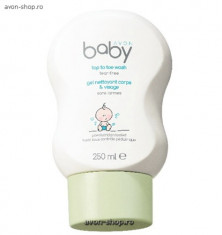 Gel de dus pentru par si corp Avon Baby foto