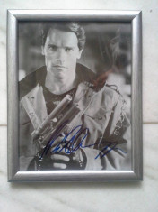 autograf Arnold Schwarzenegger foto