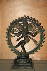 Statueta &amp;quot;Shiva&amp;quot; bronz foto