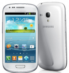 Telefon mobil Smartphone Samsung Galaxy S3 Mini i8190 White - nou - necodat - in cutie - garantie 2 ani foto