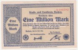 (8) BANCNOTA (NOTGELD) - GERMANIA - AACHEN - 1.000.000 MARK 1923 (20 IULIE 1923) , STARE FOARTE BUNA