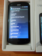 Telefon Smartphone ACER Liquid E2 DUO 4GB Black Quad Core 1.2Ghz 1GB Ram foto