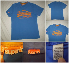 Tricou SUPER DRY 100% BUMBAC : original ultras casual sport - XL - Second Hand foto