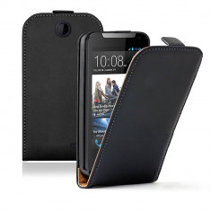 Husa Flip Case Slim Inchidere Magnetica HTC Desire 310 Black foto