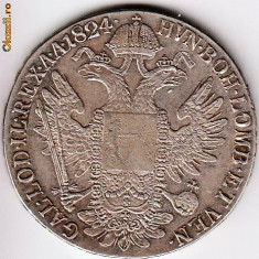 moneda argint pur anul 1824 TALER AUSTRIAC foto