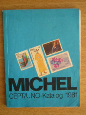 RWX 10 - MICHEL - CEPT/UNO KATALOG - 1981 foto