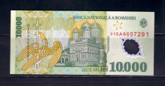 ROMANIA - BANCNOTA 10 000 LEI POLIMER 2000, NECIRCULATA foto