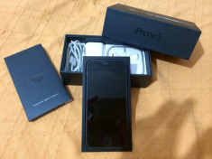 iPhone 5 16gb NEVERLOCKED IOS 6.1 pachet complet. foto