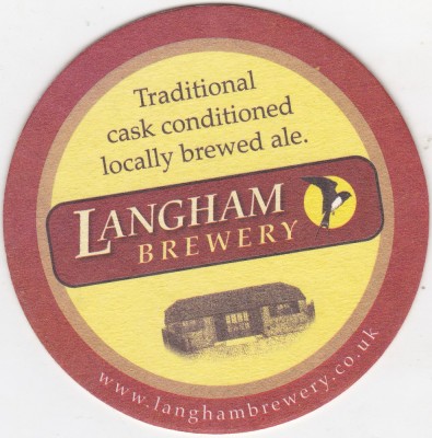 Suport de pahar / Biscuite LANGHAM BREWERY foto