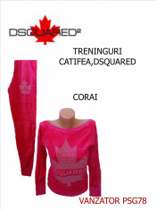 TRENINGURI DAMA DSQUARED ,MATERIAL CATIFEA ,MODEL NOU ,LIVRARE GRATUITA foto