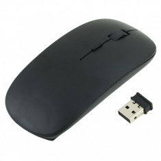 Mouse 2,4 Ghz Wireless NAno USB 2.0 Identic cu Cel De la APPLE Culoare Negru ! CEL MAI BUN RAPORT CALITATE PRET! foto