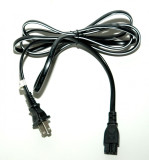 Cablu alimentare american 18AWG fara impamantare IEC C7 - NEMA 1,8m