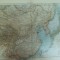 Harta color Asia de Est China Mongolia Japonia Coreea Leipzig 1899