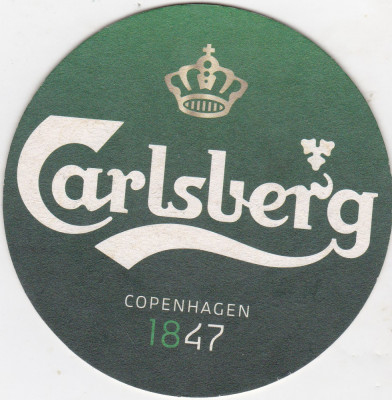 Suport de pahar / Biscuite CARLSBERG foto