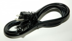 Cablu alimentare american 16AWG cu impamantare IEC C13 - NEMA 1,8 m foto