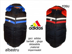 VESTE BARBATI ADIDAS , GLUGA DETASABILA ,LIVRARE GRATUITA foto