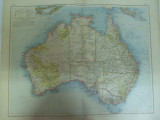 Harta color Australia Leipzig 1899