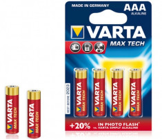 Max Tech baterii alcaline AAA blister 2 foto