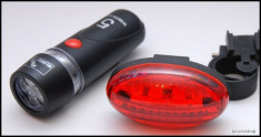 Lanterna pentru bicicleta, tip LED + STOP WILDWOLF Waterproof foto