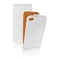 Husa flip iPhone 4/4S Forcell White foto