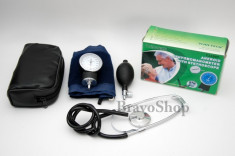 Tensiometru mecanic cu stetoscop - Garantie 12 luni foto