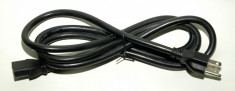 Cablu alimentare american 14AWG cu impamantare IEC C13 - NEMA 1,8 m foto