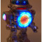 Super ROBOT cu sunete, lumini si discuri moi din burete - Distractie maxima!