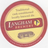 Suport de pahar / Biscuite LANGHAM BREWERY