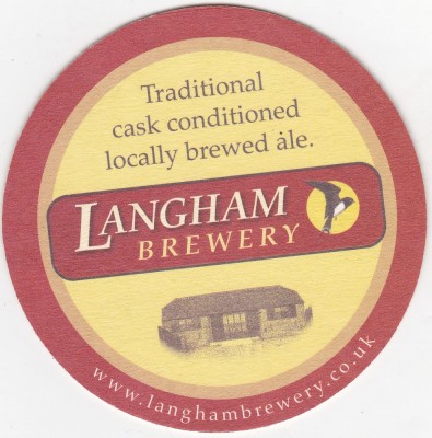 Suport de pahar / Biscuite LANGHAM BREWERY foto