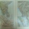 Harta color Birmania India de Sud Leipzig 1899