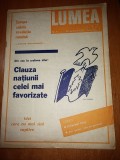 revista lumea 25 ianuarie 1990 - 131 de ani de la unirea lui cuza