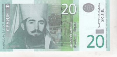 bnk bn Serbia 20 dinari 2006 unc foto