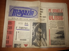 ziarul magazin 13 aprilie 1968 ( foto din orasul tulcea pe rima pagina ) foto