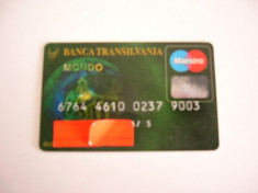 CARD BANCAR - PIESA DE COLECTIE foto