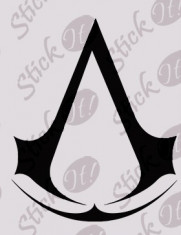 Assassin`s Creed Logo_Tatuaj De Perete_Sticker Decorativ Cod: WALL-371 - Orice culoare, Orice model pe comanda foto