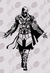 Assassin`s Creed_Tatuaj De Perete_Sticker Decorativ Cod: WALL-373 - Orice culoare, Orice model pe comanda foto