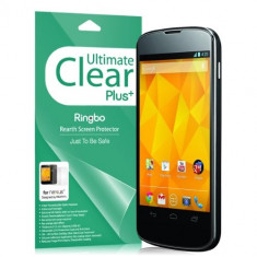 Folie RINGKE Invisible Screen Defender pachet 2+1 GRATIS folie premium protectie display Google Nexus 4 foto