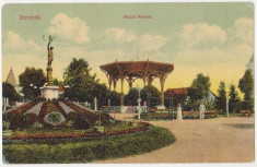 Dorohoi (Botosani),Parcul Aurora,circulata la Piatra Neamt in 1913 foto