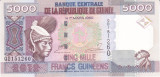 Bancnota Guineea 5.000 Franci 2012 - P41b UNC