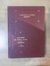 ETYMOLOGICUM MAGNUM ROMANIAE , DICTIONARUL LIMBEI ISTORICE SI POPORANE A ROMANILOR de B.P. HASDEU, TOM III, BUC. 1893 foto