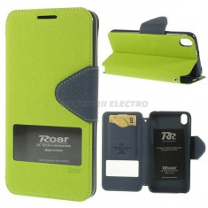 Husa de protectie tip carte ROAR, fereastra S-VIEW, diverse culori, pentru HTC 816 foto