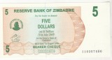 bnk bn Zimbabwe 5 $ 2006 unc